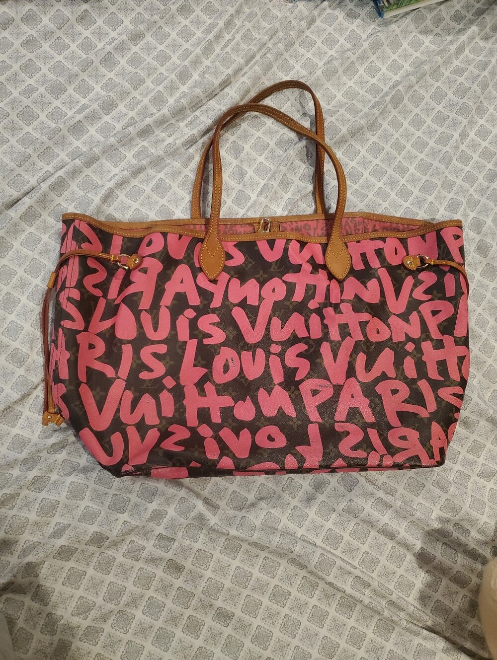 Pink Neverfull Graffiti